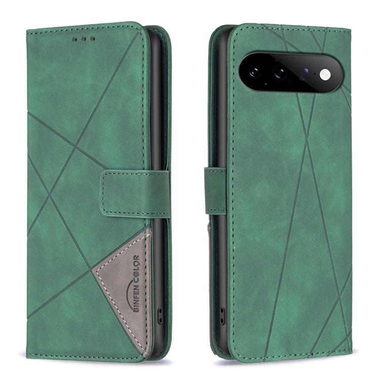 Magnetic Buckle Rhombus Texture Leather Phone Case, For Google Pixel 11a, For Google Pixel 11 / 11 Pro, For Google Pixel 10a, For Google Pixel 9A