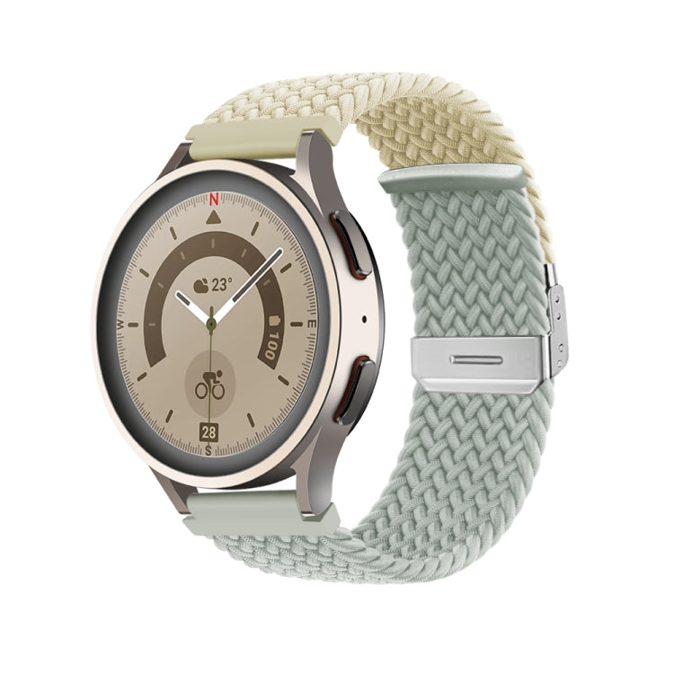 Buckle Braided Nylon Watch Band, 22mm