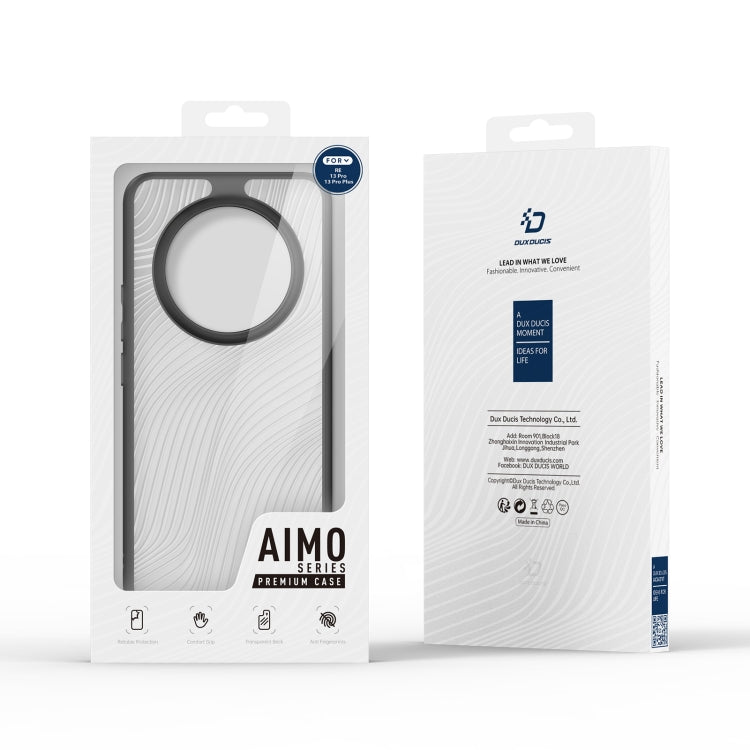 For Realme 13 Pro / 13 Pro+ DUX DUCIS Aimo Series TPU + PC Frosted Feel Phone Case(Black)