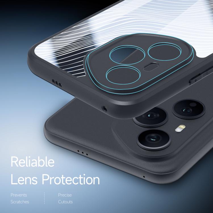 For Honor 400 Pro Global 160.8mm DUX DUCIS Aimo Series TPU + PC Frosted Feel Phone Case(Black)