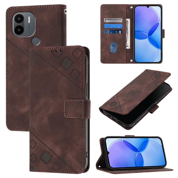 Skin Feel Embossed Leather Phone Case, For Xiaomi Redmi Note 12S 4G Global, For Xiaomi Poco C51 / A2+, For Xiaomi 13 Ultra, For Xiaomi Redmi Note 12 4G Global