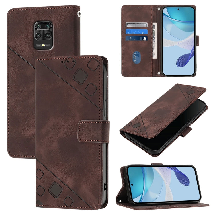 Skin Feel Embossed Leather Phone Case, For Xiaomi Civi 1S, For Xiaomi Poco M4 Pro 5G / Redmi Note 11S 5G, For Xiaomi Poco M2 Pro / Redmi Note 10 Lite, For Xiaomi 11T / 11T Pro