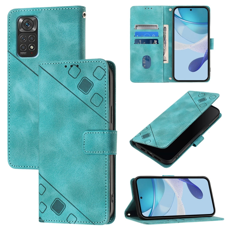 Skin Feel Embossed Leather Phone Case, For Xiaomi Civi 1S, For Xiaomi Poco M4 Pro 5G / Redmi Note 11S 5G, For Xiaomi Poco M2 Pro / Redmi Note 10 Lite, For Xiaomi 11T / 11T Pro