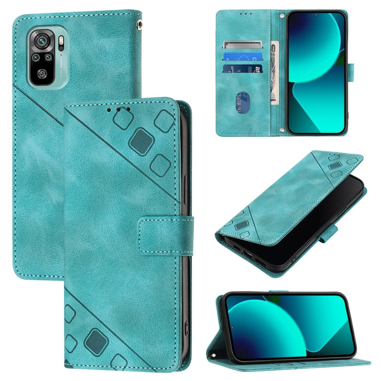 Skin Feel Embossed Leather Phone Case, For Xiaomi Civi 3, For Xiaomi Poco M5s / Redmi Note 11 SE India, For Xiaomi Poco X4 NFC 5G, For Xiaomi Redmi Note 11 Pro+ 5G EU