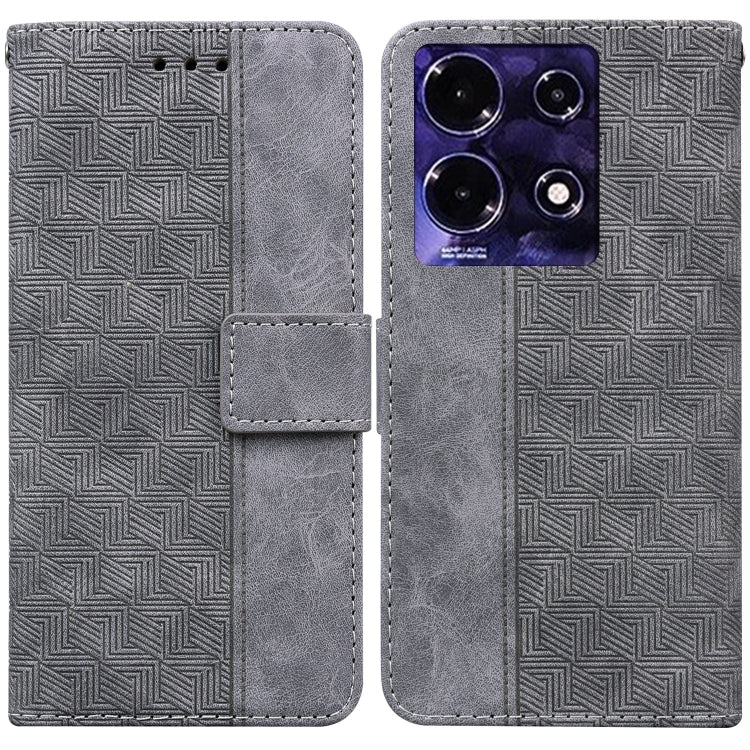 Geometric Embossed Leather Phone Case, For Infinix Note 30i, For Infinix Note 30 Pro, For Infinix Note 30, For Infinix Note 30 VIP