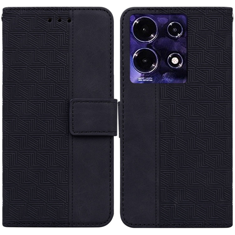 Geometric Embossed Leather Phone Case, For Infinix Note 30i, For Infinix Note 30 Pro, For Infinix Note 30, For Infinix Note 30 VIP