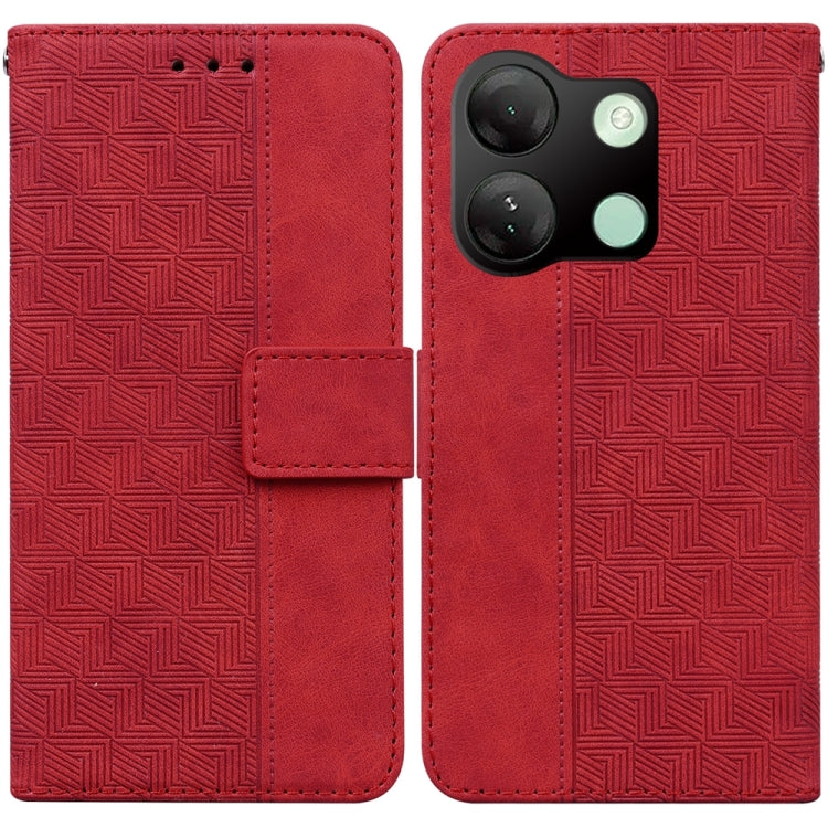 Geometric Embossed Leather Phone Case, For Infinix Note 40 4G, For Infinix Hot 40 / 40 Pro, For Infinix Smart 7 India / 7 Plus, For Infinix Smart 7 HD