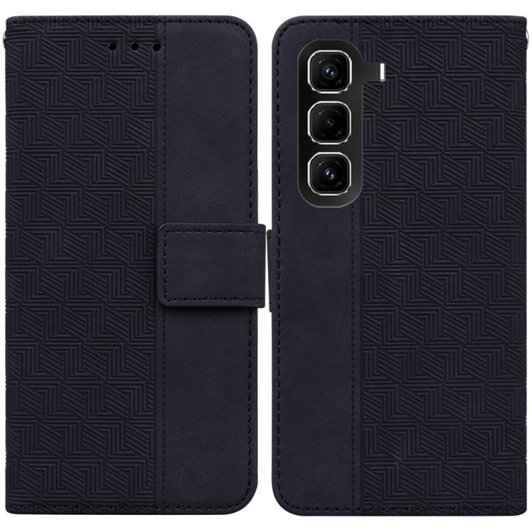 Geometric Embossed Leather Phone Case, For Infinix Note 50 Pro+, For Infinix Note 50 4G / Note 50 Pro 4G, For Infinix Hot 50 Pro 4G, For Infinix Hot 50i / Smart 9
