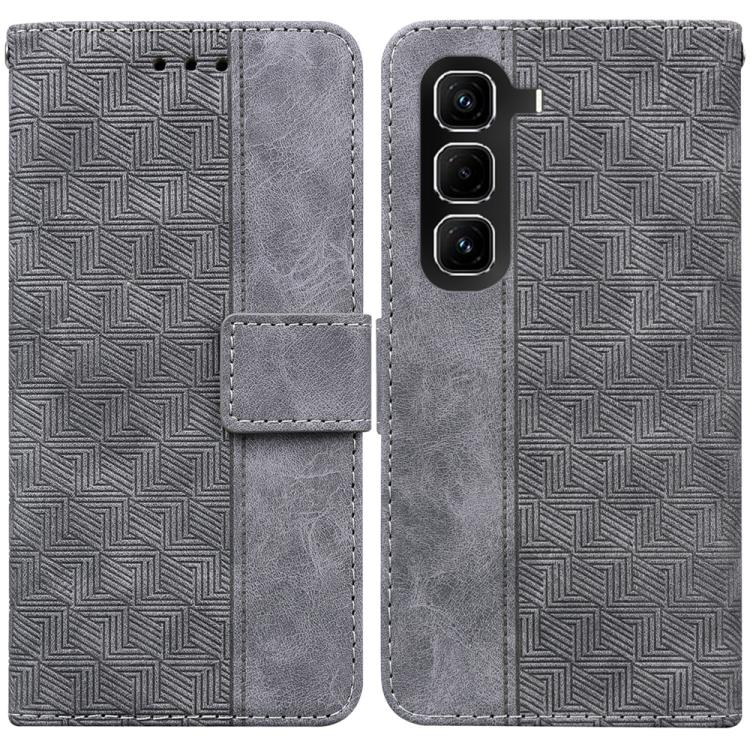 Geometric Embossed Leather Phone Case, For Infinix Hot 50 Pro+ 4G, For Infinix Hot 50 4G, For Infinix Hot 50 5G, For Infinix Zero 40 4G / 5G