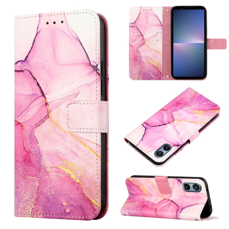 PT003 Marble Pattern Flip Leather Phone Case, For Sony Xperia 10 VI, For Sony Xperia 1 VI, For Sony Xperia 5 VI, For Sony Xperia 5 V