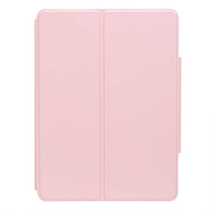 F10B-AS 360 Rotation Acrylic Transparent Bluetooth Keyboard Leather Case With Touch Control / Backlight, F10B-AS