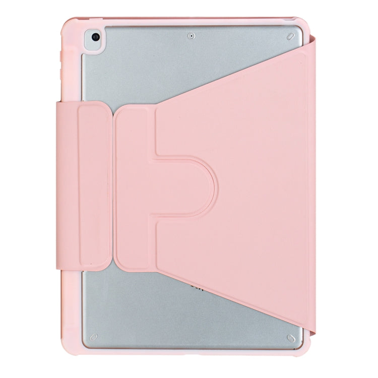 F10B-AS 360 Rotation Acrylic Transparent Bluetooth Keyboard Leather Case With Touch Control / Backlight, F10B-AS