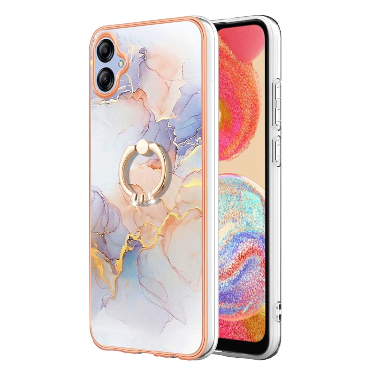 Electroplating IMD TPU Phone Case with Ring, For Samsung Galaxy A04e