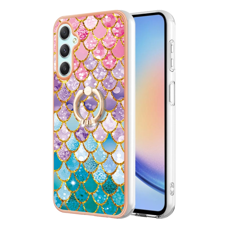 Electroplating IMD TPU Phone Case with Ring, For Samsung Galaxy A05s, For Samsung Galaxy A25 5G, For Samsung Galaxy S23 FE 5G, For Samsung Galaxy A24 4G