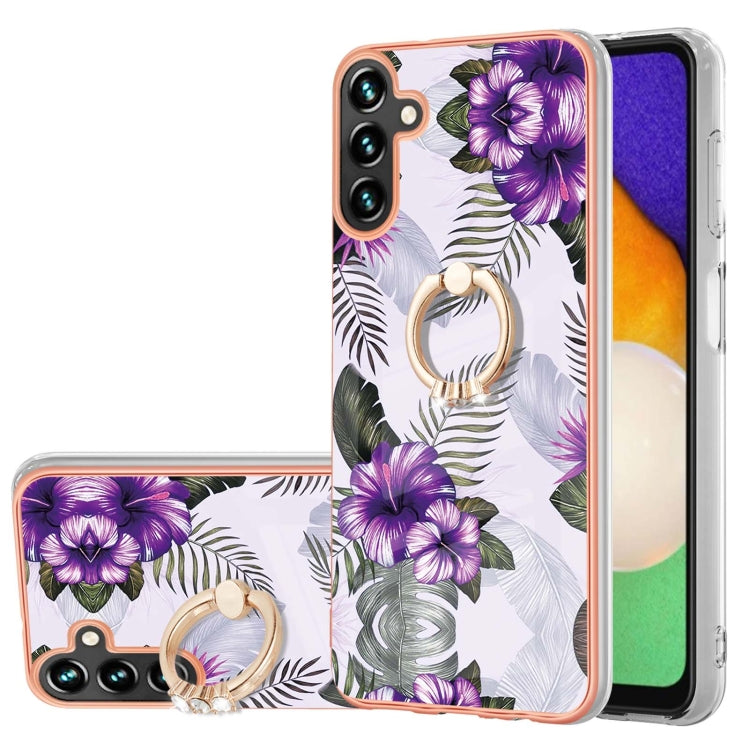 Electroplating IMD TPU Phone Case with Ring, For Samsung Galaxy A55 5G, For Samsung Galaxy A35 5G, For Samsung Galaxy A15 5G, For Samsung Galaxy A05
