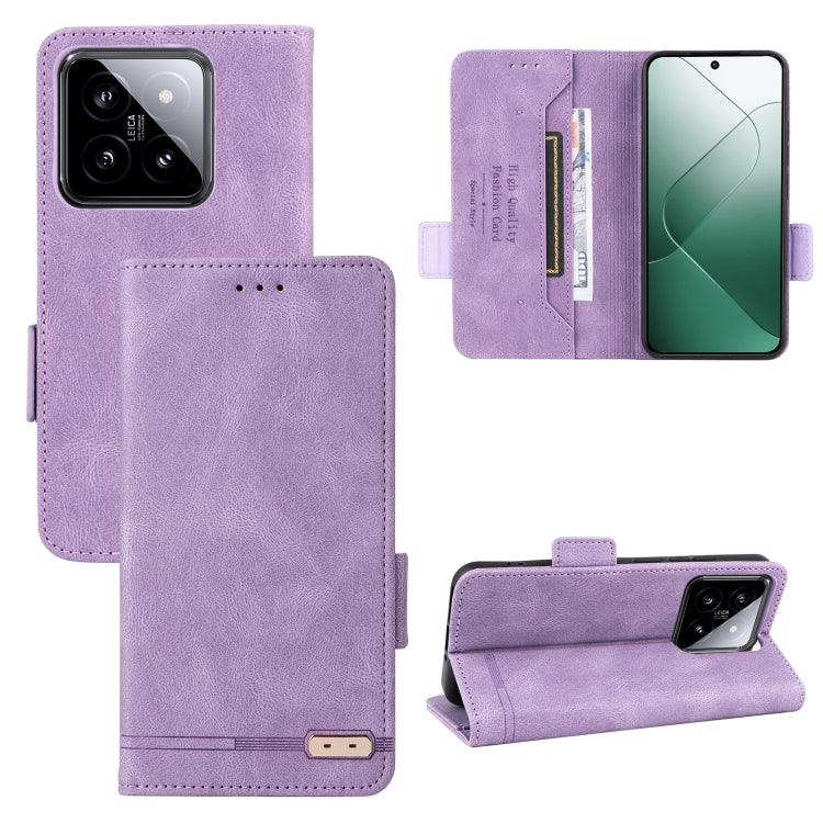Magnetic Clasp Leather Phone Case, For Xiaomi 14, For Xiaomi Redmi Note 13 5G, For Xiaomi Redmi Note 13 4G, For Xiaomi Redmi 13C