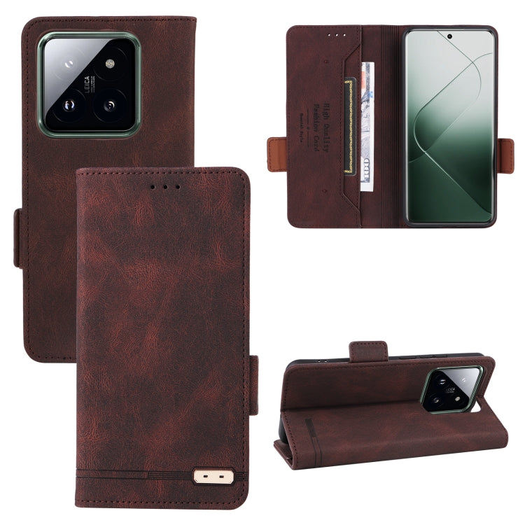 Magnetic Clasp Leather Phone Case, For Xiaomi Redmi Note 13 Pro 4G, For Xiaomi Redmi K70E 5G, For Xiaomi Redmi Note 13R Pro, For Xiaomi 14 Pro