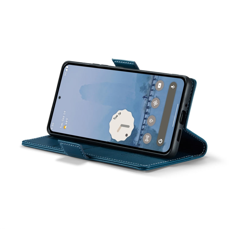 For Google Pixel 10 Pro XL / 9 Pro XL CaseMe 023 Butterfly Buckle Litchi Texture RFID Anti-theft Leather Phone Case(Blue)