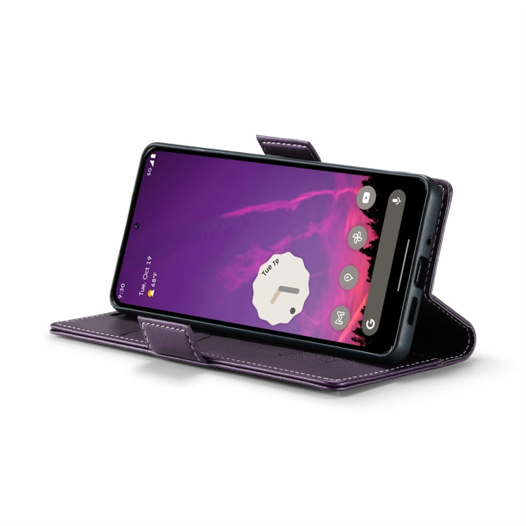 For Google Pixel 10 Pro XL / 9 Pro XL CaseMe 023 Butterfly Buckle Litchi Texture RFID Anti-theft Leather Phone Case(Pearly Purple)