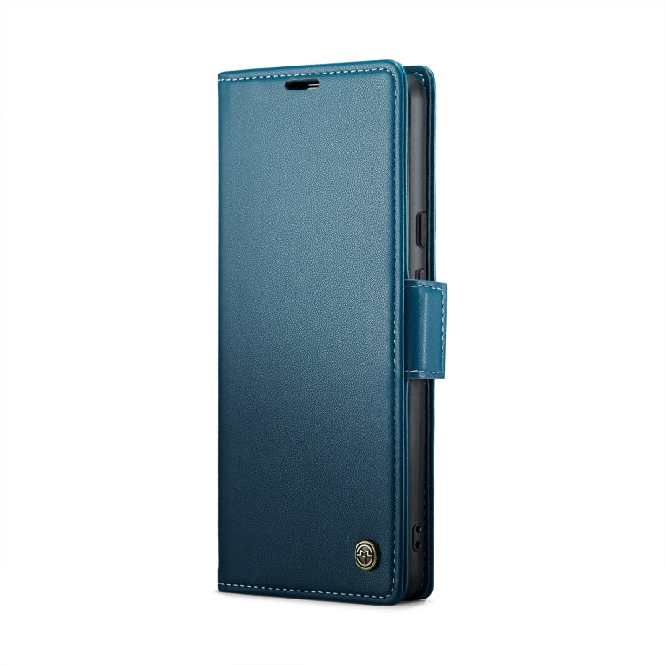 For Google Pixel 10 / 10 Pro / 9 CaseMe 023 Butterfly Buckle Litchi Texture RFID Anti-theft Leather Phone Case(Blue)