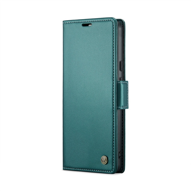 For Google Pixel 10 / 10 Pro / 9 CaseMe 023 Butterfly Buckle Litchi Texture RFID Anti-theft Leather Phone Case(Pearly Blue)