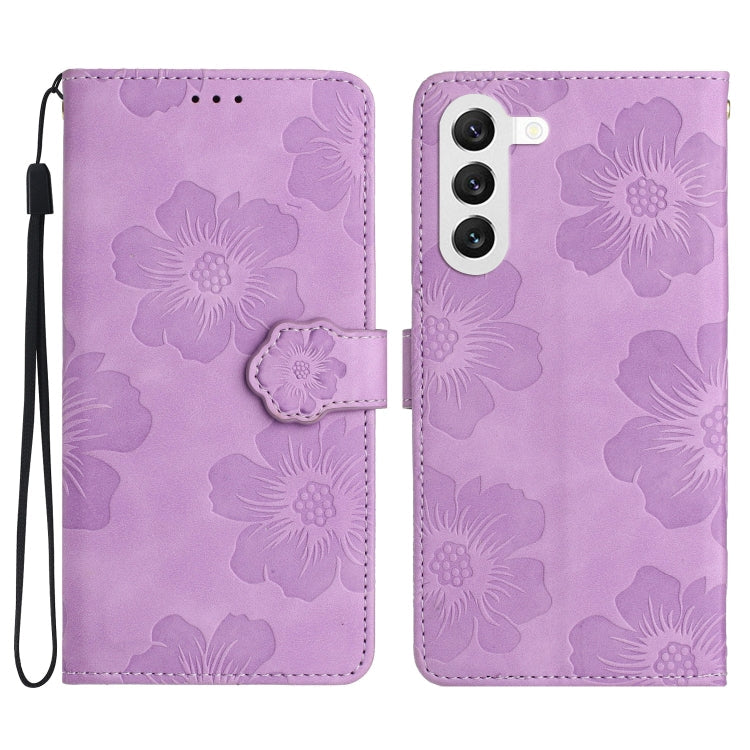 Flower Embossing Pattern Leather Phone Case, For Samsung Galaxy S23 5G, For Samsung Galaxy S23 Ultra 5G, For Samsung Galaxy S22 5G, For Samsung Galaxy S22+ 5G