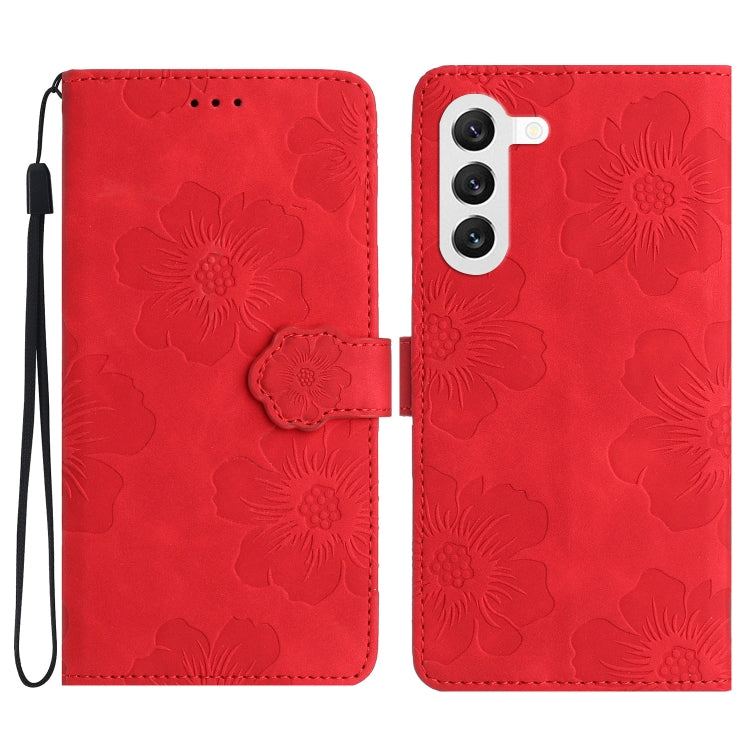 Flower Embossing Pattern Leather Phone Case, For Samsung Galaxy S23 5G, For Samsung Galaxy S23 Ultra 5G, For Samsung Galaxy S22 5G, For Samsung Galaxy S22+ 5G