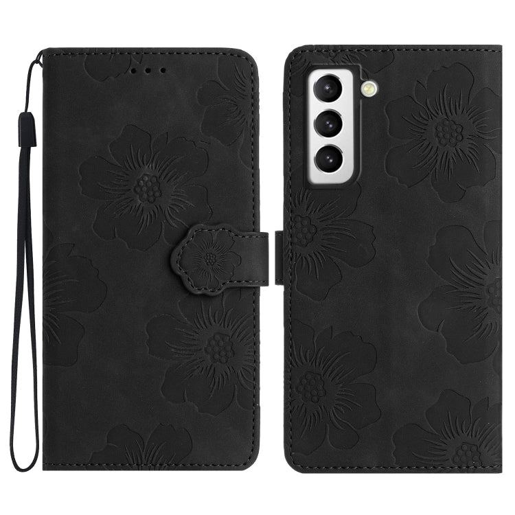 Flower Embossing Pattern Leather Phone Case, For Samsung Galaxy S22 Ultra 5G, For Samsung Galaxy S21 5G, For Samsung Galaxy S21+ 5G, For Samsung Galaxy S21 Ultra 5G