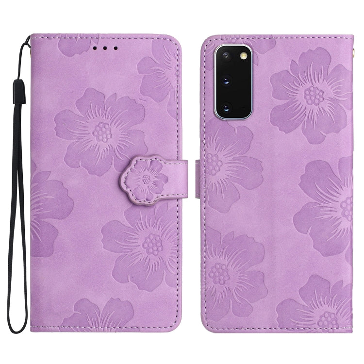 Flower Embossing Pattern Leather Phone Case, For Samsung Galaxy S21 FE 5G, For Samsung Galaxy S20, For Samsung Galaxy S20+, For Samsung Galaxy S20 Ultra