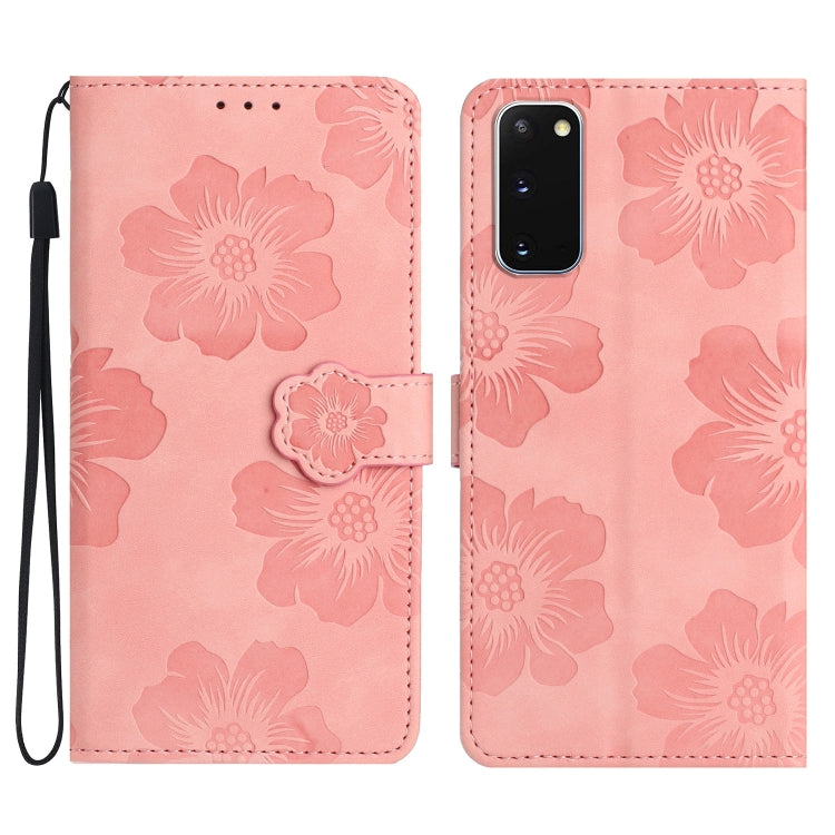 Flower Embossing Pattern Leather Phone Case, For Samsung Galaxy S21 FE 5G, For Samsung Galaxy S20, For Samsung Galaxy S20+, For Samsung Galaxy S20 Ultra