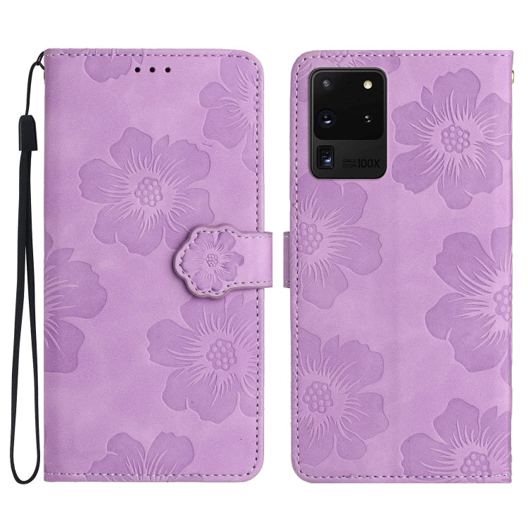 Flower Embossing Pattern Leather Phone Case, For Samsung Galaxy S21 FE 5G, For Samsung Galaxy S20, For Samsung Galaxy S20+, For Samsung Galaxy S20 Ultra