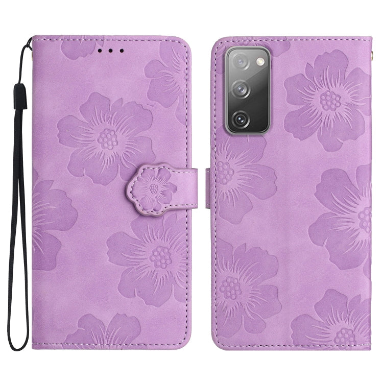 Flower Embossing Pattern Leather Phone Case, For Samsung Galaxy S20 FE, For Samsung Galaxy S10, For Samsung Galaxy S10+, For Samsung Galaxy S10e