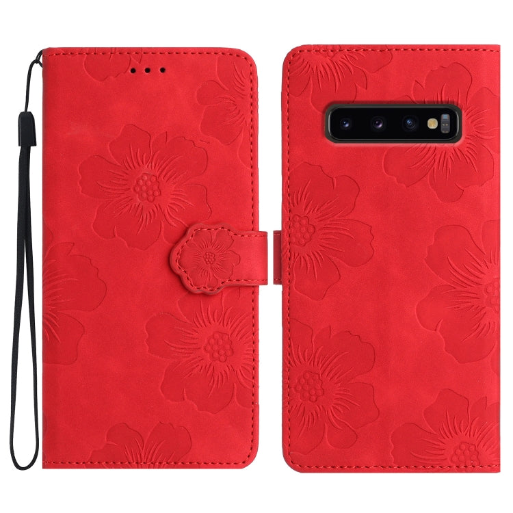 Flower Embossing Pattern Leather Phone Case, For Samsung Galaxy S20 FE, For Samsung Galaxy S10, For Samsung Galaxy S10+, For Samsung Galaxy S10e