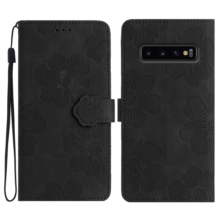 Flower Embossing Pattern Leather Phone Case, For Samsung Galaxy S20 FE, For Samsung Galaxy S10, For Samsung Galaxy S10+, For Samsung Galaxy S10e