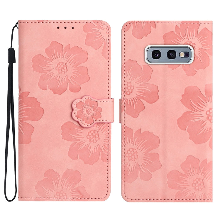 Flower Embossing Pattern Leather Phone Case, For Samsung Galaxy S20 FE, For Samsung Galaxy S10, For Samsung Galaxy S10+, For Samsung Galaxy S10e