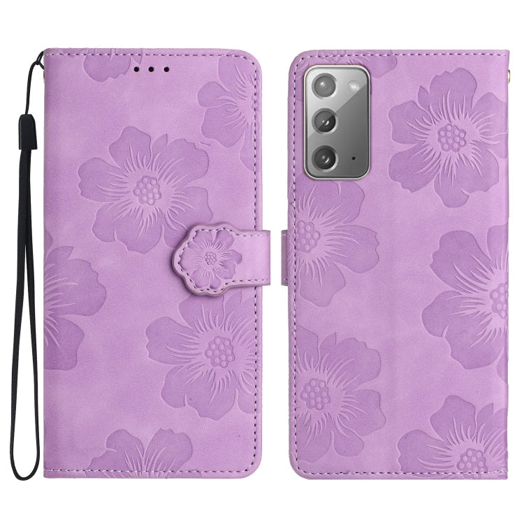 Flower Embossing Pattern Leather Phone Case, For Samsung Galaxy Note20, For Samsung Galaxy Note20 Ultra, For Samsung Galaxy Note10, For Samsung Galaxy Note10+