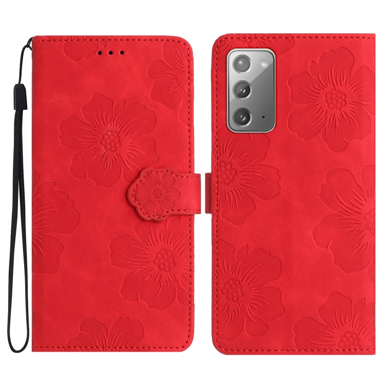 Flower Embossing Pattern Leather Phone Case, For Samsung Galaxy Note20, For Samsung Galaxy Note20 Ultra, For Samsung Galaxy Note10, For Samsung Galaxy Note10+