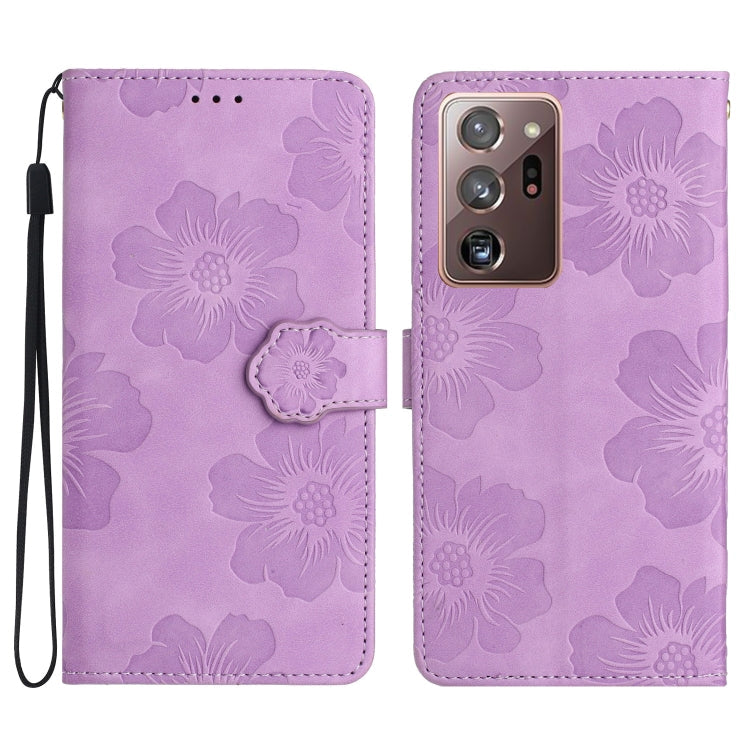 Flower Embossing Pattern Leather Phone Case, For Samsung Galaxy Note20, For Samsung Galaxy Note20 Ultra, For Samsung Galaxy Note10, For Samsung Galaxy Note10+