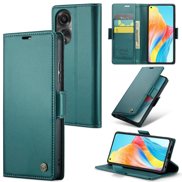 CaseMe 023 Butterfly Buckle Litchi Texture RFID Anti-theft Leather Phone Case, For OPPO Reno8 T 4G, For OPPO A57 4G Global/A57s 4G Global, For OPPO Reno10 5G Global／Reno10 Pro Global, For OPPO A78 4G