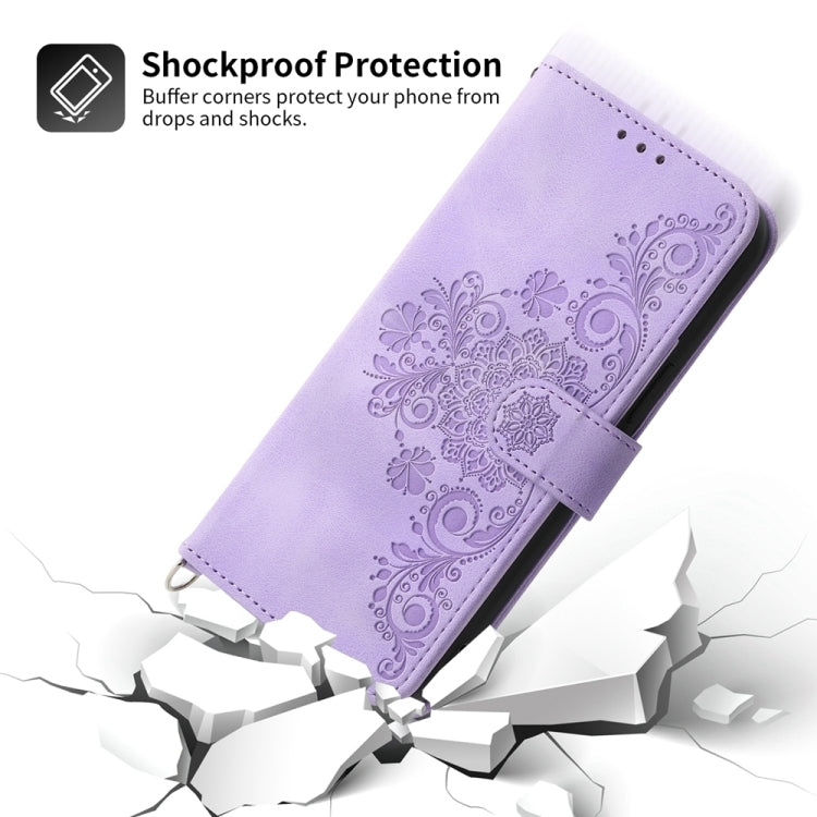 Skin Feel Flowers Embossed Wallet Leather Phone Case, For Honor X60i, For Honor X6b, For Honor 200 Lite Global, For Honor Magic6 Pro