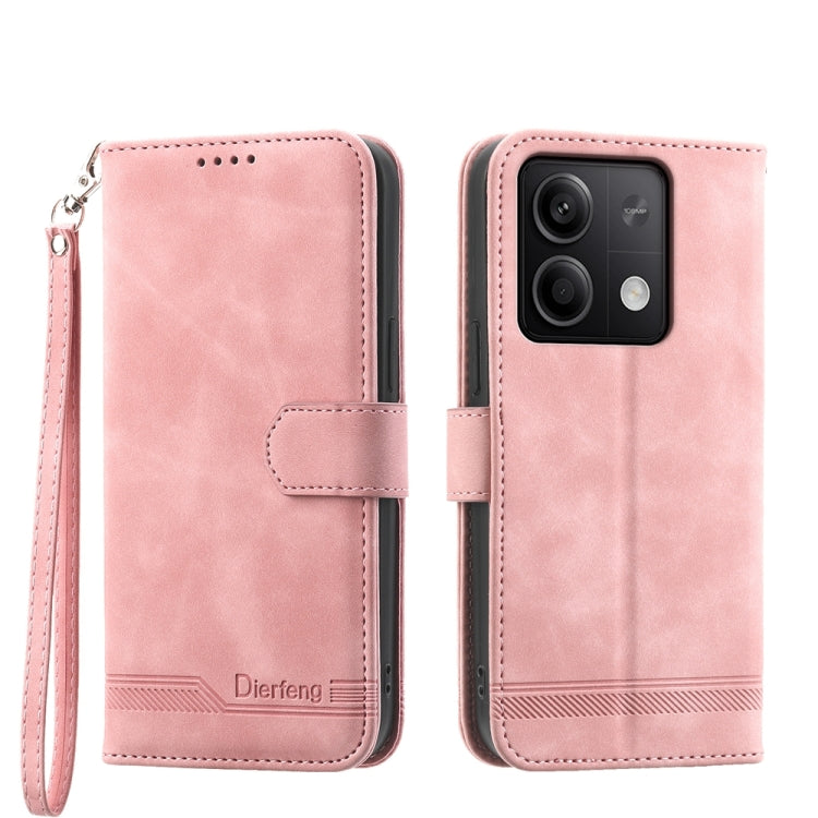 Dierfeng Dream Line TPU + PU Leather Phone Case, For Xiaomi 14 Pro, For Xiaomi 14, For Xiaomi Redmi Note 13 5G, For Xiaomi Redmi 13C