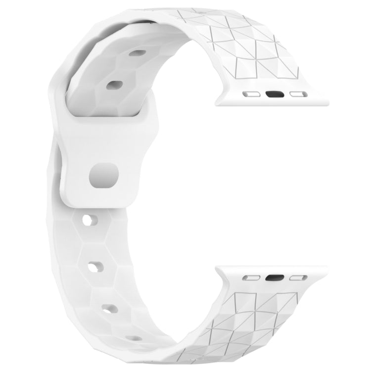 Football Texture Silicone Watch Band, For Apple Watch Ultra 2 49mm, For Apple Watch 9 45mm