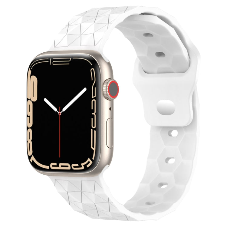 Football Texture Silicone Watch Band, For Apple Watch Ultra 2 49mm, For Apple Watch 9 45mm