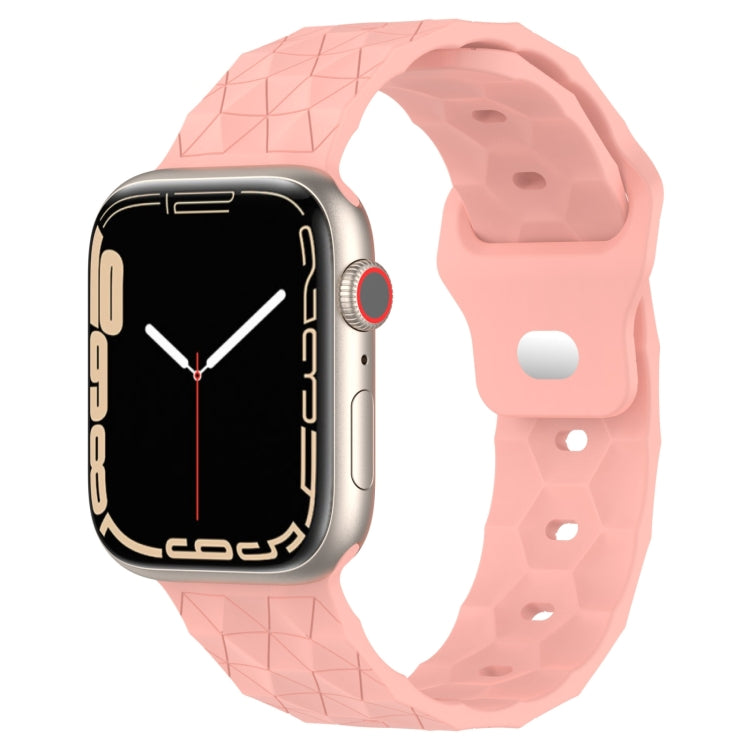 Football Texture Silicone Watch Band, For Apple Watch Ultra 2 49mm, For Apple Watch 9 45mm
