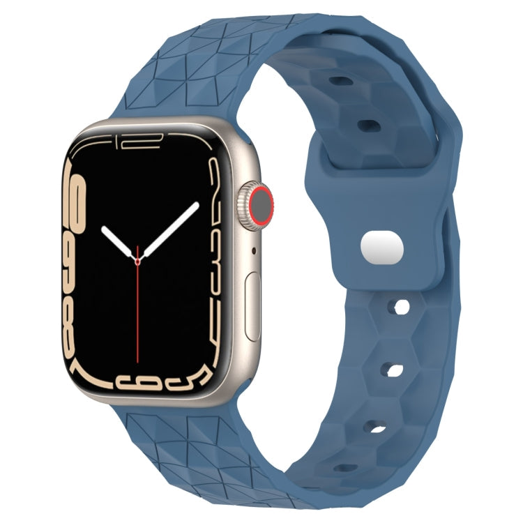 Football Texture Silicone Watch Band, For Apple Watch Ultra 2 49mm, For Apple Watch 9 45mm