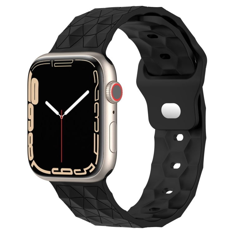 Football Texture Silicone Watch Band, For Apple Watch Ultra 2 49mm, For Apple Watch 9 45mm