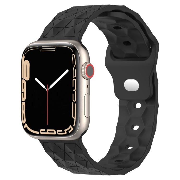 Football Texture Silicone Watch Band, For Apple Watch Ultra 2 49mm, For Apple Watch 9 45mm