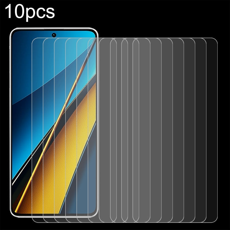 10pcs 0.26mm 9H 2.5D Tempered Glass Film, For Xiaomi Poco M6 Plus 5G, For Xiaomi Redmi A3x, For Xiaomi Poco F6 Pro / Poco F6 5G, For Xiaomi Redmi Turbo 3, For Xiaomi Redmi A3 / Poco C61, For Xiaomi Poco X6 Neo, For Xiaomi Redmi 13R / Poco M6           ...