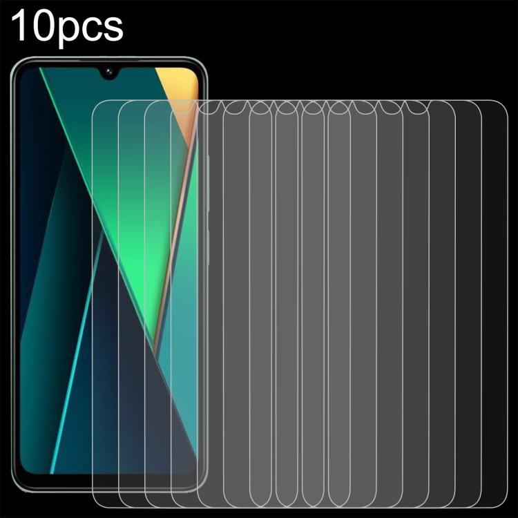10pcs 0.26mm 9H 2.5D Tempered Glass Film, For Redmi 15 5G 169.5mm, For Xiaomi Poco C85 4G, For Redmi 15C 4G 171.5mm, For Redmi 15C 5G 173.1mm, For Redmi 15C 4G 173.1mm, For Xiaomi Redmi 13x, For Xiaomi Redmi A5 4G 173.3mm                               ...
