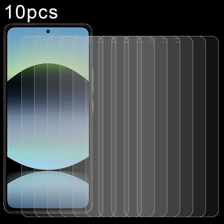10pcs 0.26mm 9H 2.5D Tempered Glass Film, For Redmi 15 5G 169.5mm, For Xiaomi Poco C85 4G, For Redmi 15C 4G 171.5mm, For Redmi 15C 5G 173.1mm, For Redmi 15C 4G 173.1mm, For Xiaomi Redmi 13x, For Xiaomi Redmi A5 4G 173.3mm                               ...
